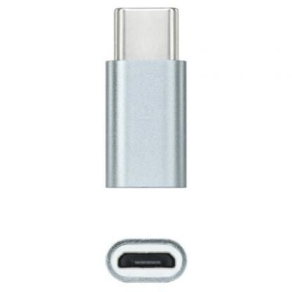 Adaptador nanocable 10.02.0011/ usb tipo-c macho - microusb hembra