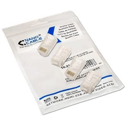 Conector rj45 nanocable 10.21.0101/ cat.5e/ 10 uds - Imagen 2