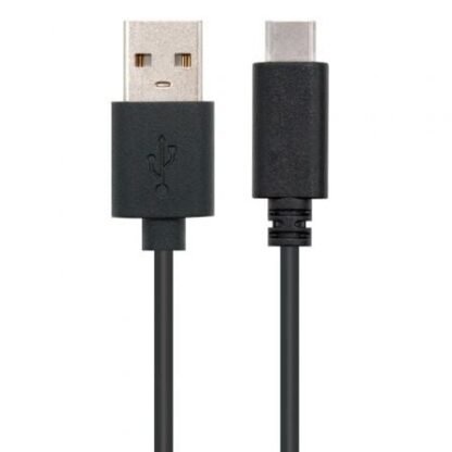 Cable usb 2.0 nanocable 10.01.2103/ usb macho - usb tipo-c macho/ 3m/ negro - Imagen 2