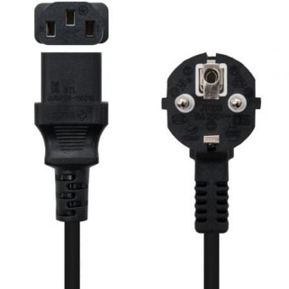Cable alimentación cpu nanocable 10.22.0102-l2/ cee7 macho - c13 hembra/ 2m/ negro - Imagen 2