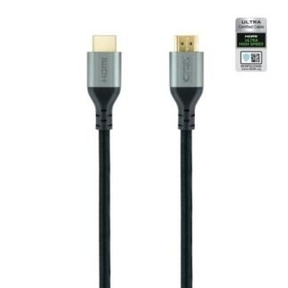 Cable hdmi 2.1 8k nanocable 10.15.8102/ hdmi macho - hdmi macho/ 2m/ certificado/ negro