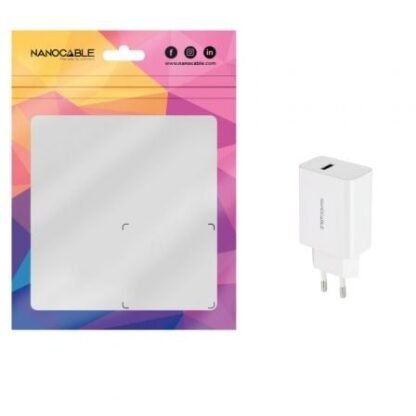 Cargador de pared nanocable 10.10.2003/ 1xusb/ 2.1a/ blanco - Imagen 3