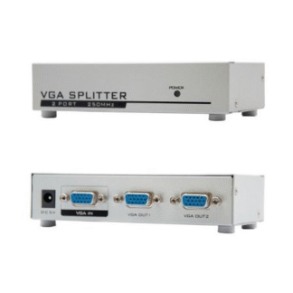 Duplicador svga nanocable 10.25.0002/ 2x svga hembra - svga macho