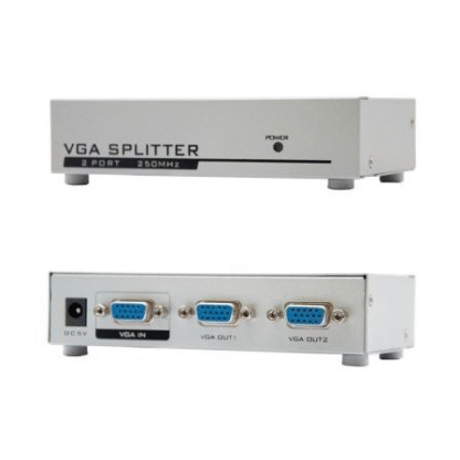 Duplicador svga nanocable 10.25.0002/ 2x svga hembra - svga macho