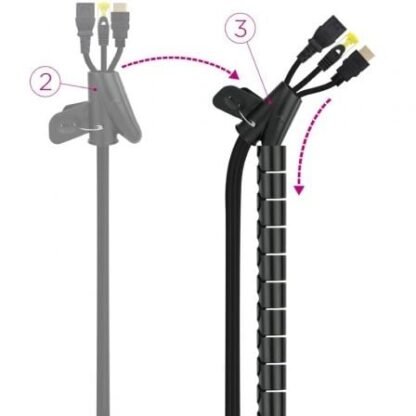 Organizador de cables en espiral nanocable 10.36.0003-bk/ 3m - Imagen 3