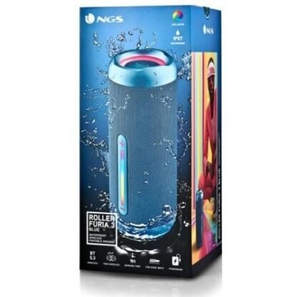 Altavoz con bluetooth ngs roller furia 3/ 60w/ 2.0/ azul - Imagen 4