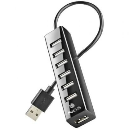 Hub usb 2.0 con alimentación externa ngs ihub7 tiny/ 7xusb - Imagen 2