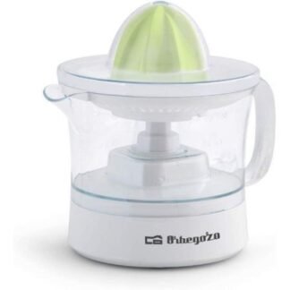 Exprimidor orbegozo ep 1510 - 25w - capacidad 0.5l - incluye 2 conos - rotación bidireccional - accesorios lavables en