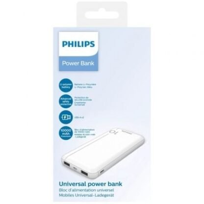 Powerbank 10000mah philips dlp1810nw/62/ blanca - Imagen 2