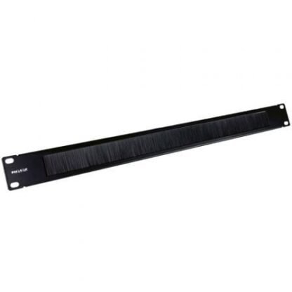 Panel guía cables con cepillo para rack 19" phasak pa 1901/ altura 1u