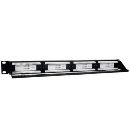 Patch panel phasak pu 2424/ 24 puertos/ cat.6/ altura 1u/ gestión de cables - Imagen 2