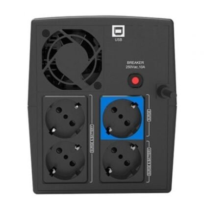 Sai línea interactiva phasak sirius 1260 va interactive/ 1260va-720w/ 4 salidas/ formato torre - Imagen 2