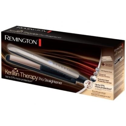 Plancha para el pelo remington keratin therapy pro s8590/ gris - Imagen 2
