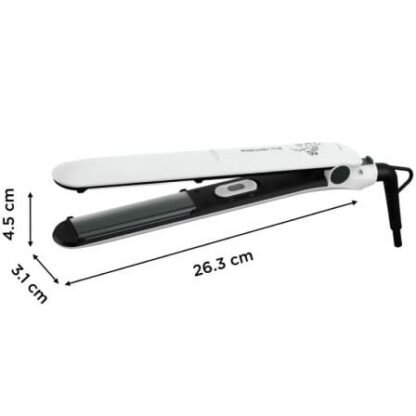 Plancha para el pelo rowenta easyliss pure collection sf1628f0/ blanca y negra - Imagen 3
