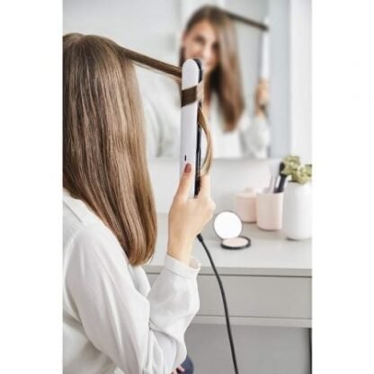 Plancha para el pelo rowenta optiliss sf3210f0/ blanca - Imagen 4