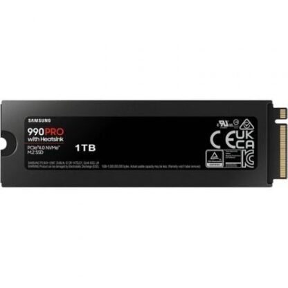 Disco ssd samsung 990 pro 1tb/ m.2 2280 pcie 4.0/ con disipador de calor/ compatible con ps5 y pc/ full capacity - Imagen 2