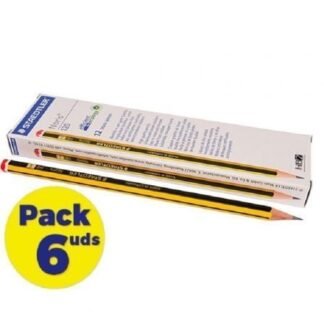 Lápices de grafito staedtler noris 120-2/ hb/ 6 cajas de 12 unidades