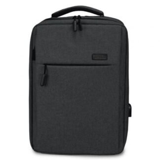 Mochila subblim traveller airpadding backpack para portátiles hasta 15.6"/ puerto usb/ gris
