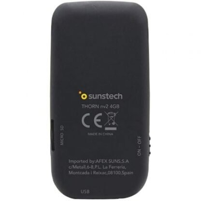 Reproductor mp4 sunstech thorn/ 4gb/ pantalla 1.8"/ radio fm/ negro - Imagen 2