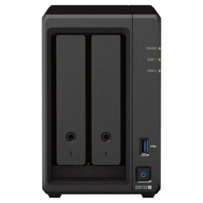 Nas synology diskstation ds723+/ 2 bahías 3.5"- 2.5"/ 2gb ddr4/ formato torre