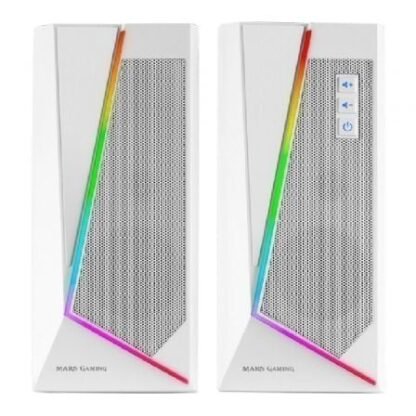 Altavoces con bluetooth mars gaming ms7/ 20w/ 2.0/ blancos - Imagen 2