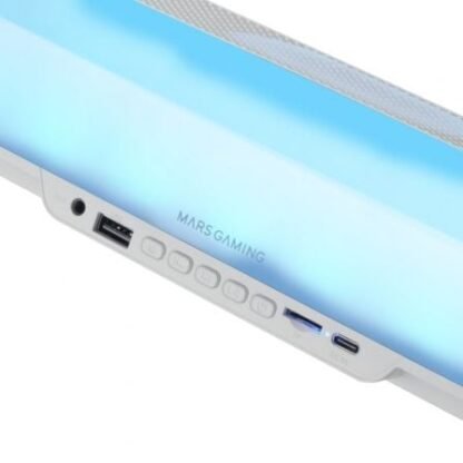 Barra de sonido con bluetooth mars gaming msb-orb/ 20w/ 2.0/ blanca - Imagen 2