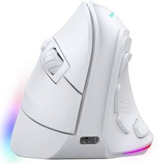Ratón gaming ergonómico inalámbrico mars gaming mm-sk/ hasta 8400 dpi/ blanco