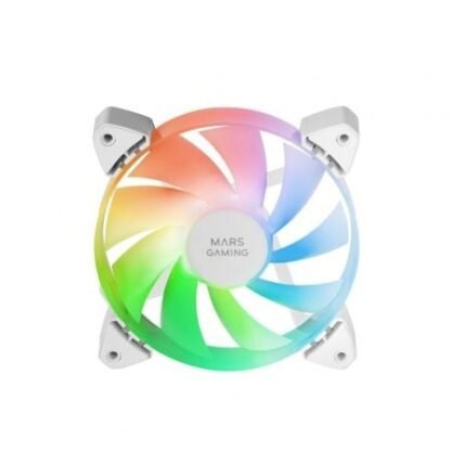 Pack 3 ventiladores mars gaming mf-3a/ 12cm/ argb/ blanco - Imagen 5