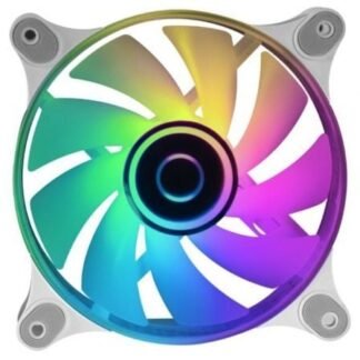 Ventilador mars gaming mf-3d/ 12cm/ argb/ blanco
