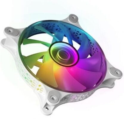 Pack 3 ventiladores mars gaming mf-3dkitw/ 12cm + hub + mando a distancia/ argb/ blanco - Imagen 3