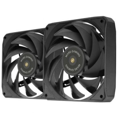 Pack 2 ventiladores mars gaming mf-nclx2/ 12cm - Imagen 2