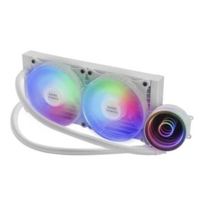 Sistema de refrigeración líquida mars gaming ml-one240w/ blanco - Imagen 2