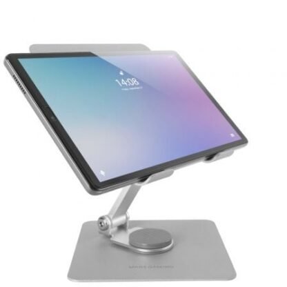 Soporte para tablets/convertibles mars gaming ma-rst/ hasta 13"/ gris plateado