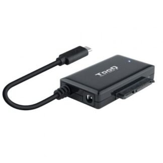 Adaptador para discos duros 2.5"/3.5" tooq tqhda-02c/ usb tipo-c macho - sata