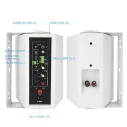 Altavoces autoamplificados tooq tqows-01w/ 60w/ 2.0/ blancos - Imagen 4