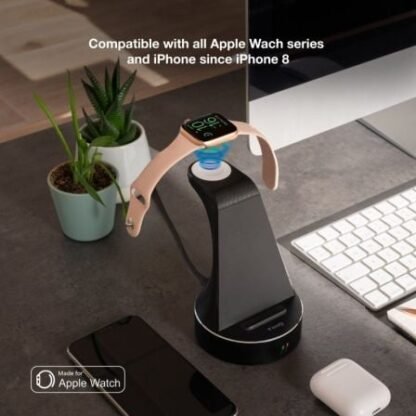 Base de carga inalámbrica para apple watch, iphone y smartphone tooq tqcd02w - Imagen 3