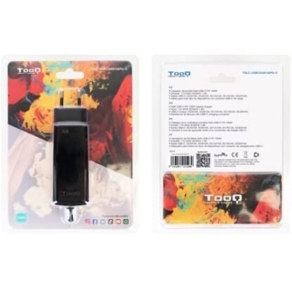 Cargador de portátil gan tooq tqlc-usbcgan100pd-c usb tipo-c/ 100w/ automático/ voltaje 5-20v - Imagen 4