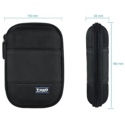 Funda para disco externo de 2.5" tooq tqbc-e2501/ negro - Imagen 2