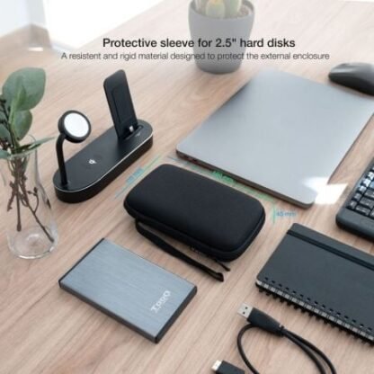Funda para disco externo de 2.5" tooq tqbc-e2503b/ negro - Imagen 3