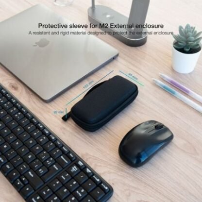 Funda para disco externo m2 tooq tqbc-m201b/ negra - Imagen 4