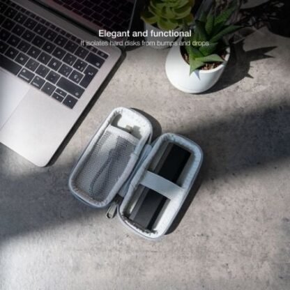 Funda para disco externo m2 tooq tqbc-m201g/ gris - Imagen 3