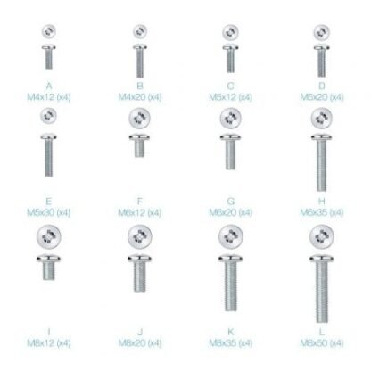Kit de montaje universal tooq ssk4820 para pantallas con tornillería