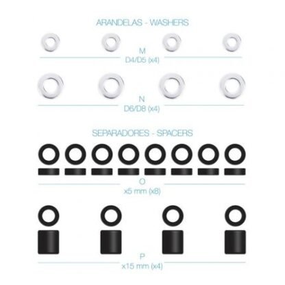 Kit de montaje universal tooq ssk4820 para pantallas con tornillería - Imagen 2