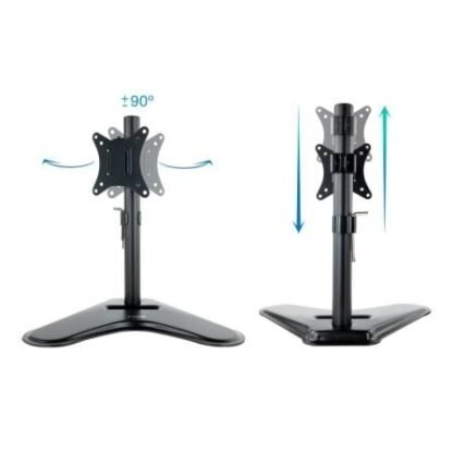 Soporte de mesa orientable/ inclinable tooq db1701tn-b para tv y portátil de 17-32" - Imagen 3