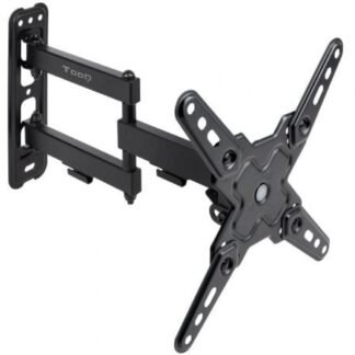 Soporte de pared extensible/ giratorio/ inclinable tooq lp1345tn-b para tv de 13-43"/ hasta 20kg
