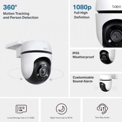 Cámara de videovigilancia tp-link tapo tc40/ visión nocturna/ control desde app - Imagen 4