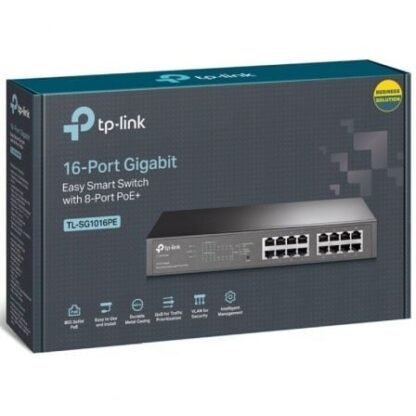 Switch tp-link tl-sg1016pe/ 16 puertos/ rj45 10/100/1000/ poe+ - Imagen 3