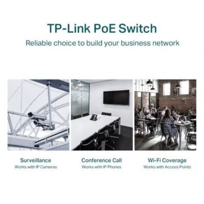 Switch gestionable tp-link gigabit tl-sg1428pe 28 puertos/ rj-45 10/100/1000 poe+/ sfp - Imagen 5