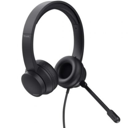 Auriculares trust ayda/ con micrófono/ usb/ negros - Imagen 2