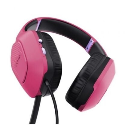 Auriculares gaming con micrófono trust gaming gxt 415 zirox/ jack 3.5/ rosas - Imagen 3